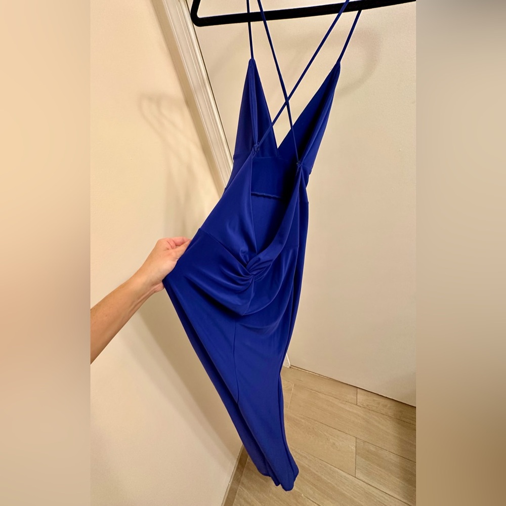 Tatum Rhinestone Embellished Maxi Gown (Royal Blue)